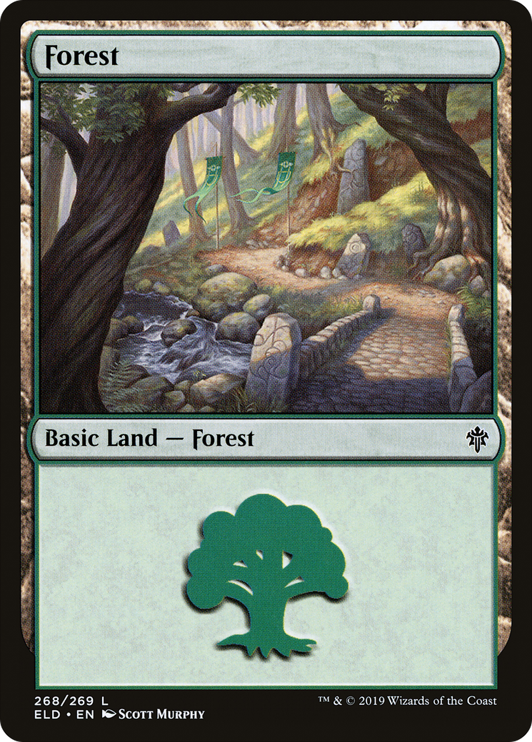 Forest (268) (ELD-268) - Throne of Eldraine