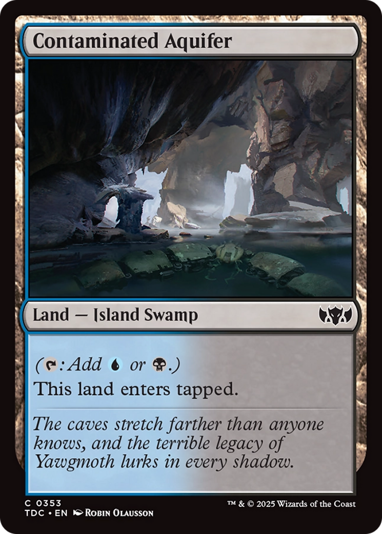 Contaminated Aquifer [Tarkir: Dragonstorm Commander] | The CG Realm