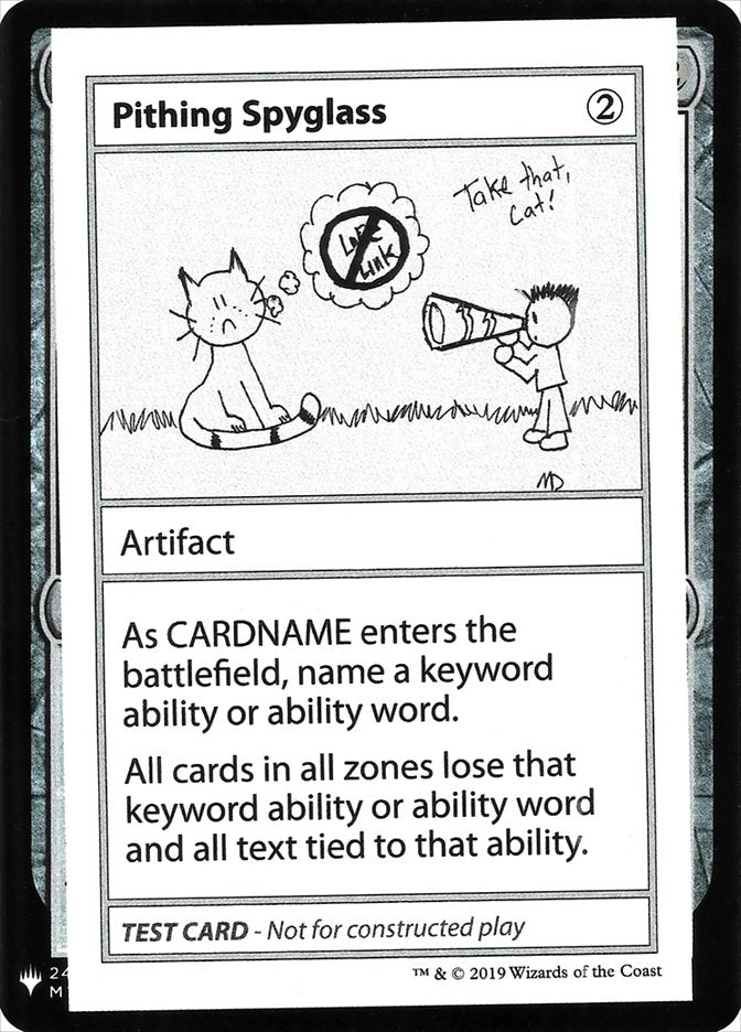 Pithing Spyglass [Mystery Booster Playtest Cards] | The CG Realm