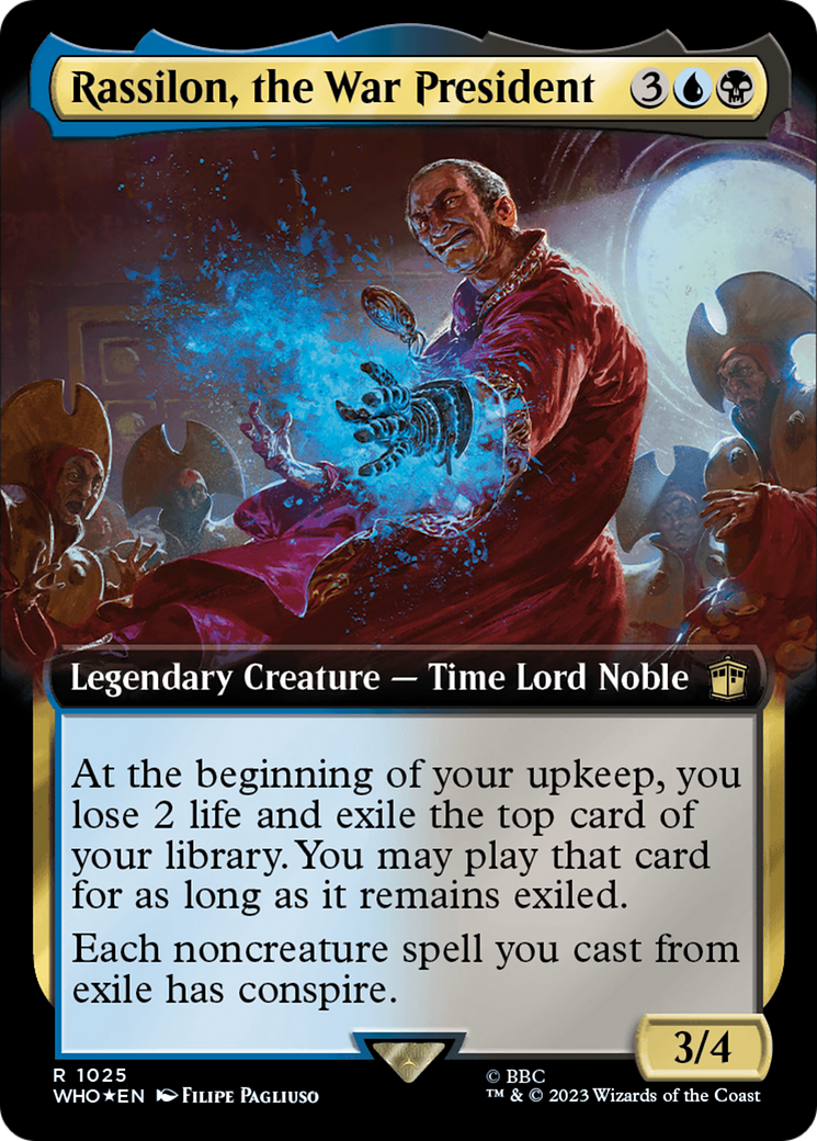 Rassilon, the War President (Extended Art) (Surge Foil) [Doctor Who] | The CG Realm