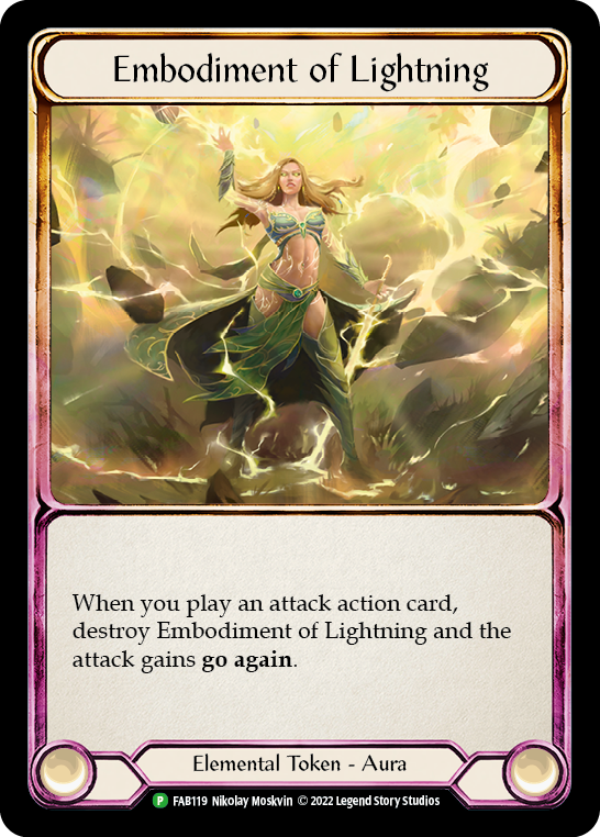 Embodiment of Lightning [FAB119] (Promo)  Cold Foil | The CG Realm