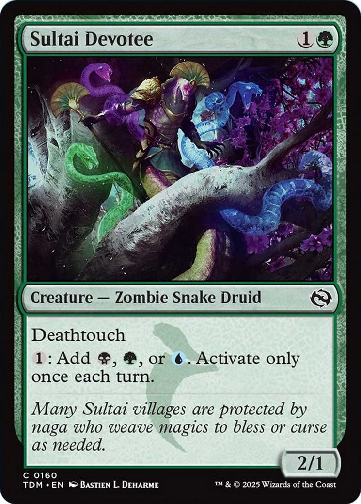 Sultai Devotee [Tarkir: Dragonstorm] | The CG Realm