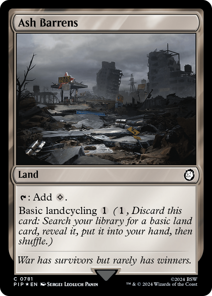 Ash Barrens (Surge Foil) [Fallout] | The CG Realm