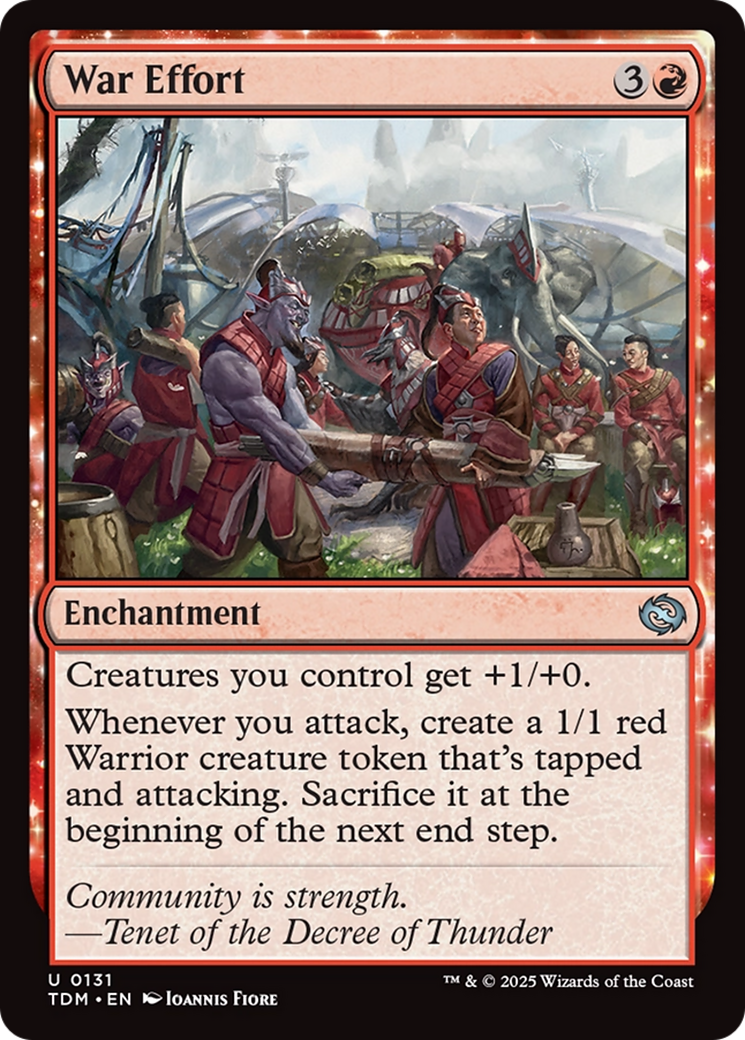 War Effort [Tarkir: Dragonstorm] | The CG Realm