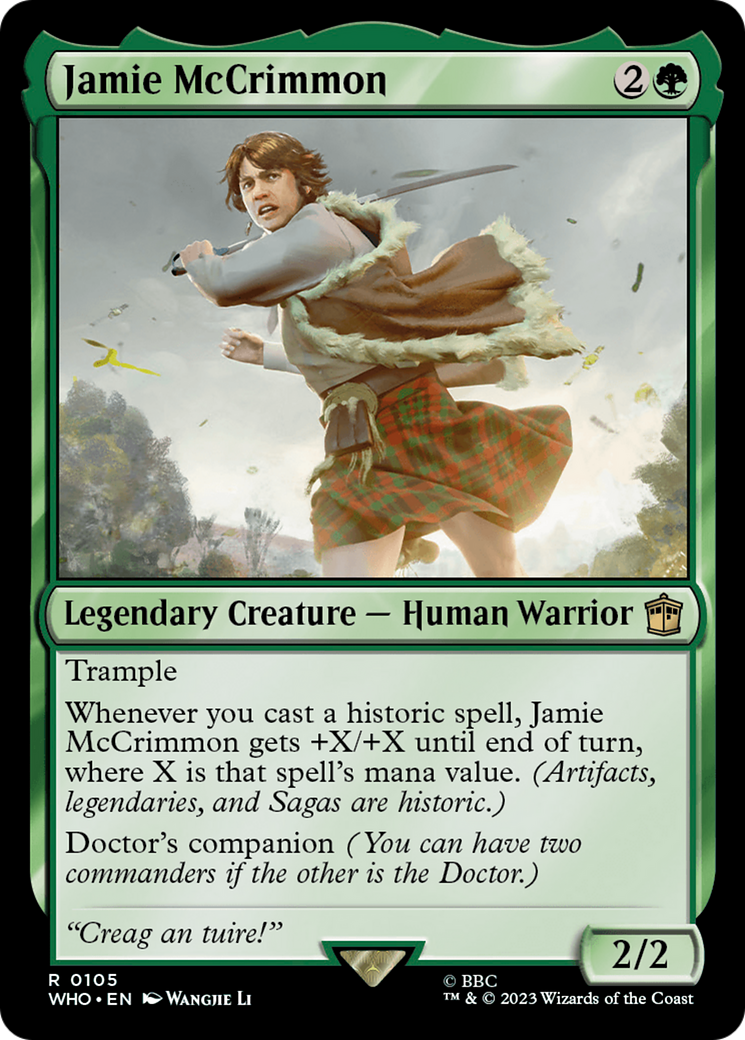 Jamie McCrimmon [Doctor Who] | The CG Realm