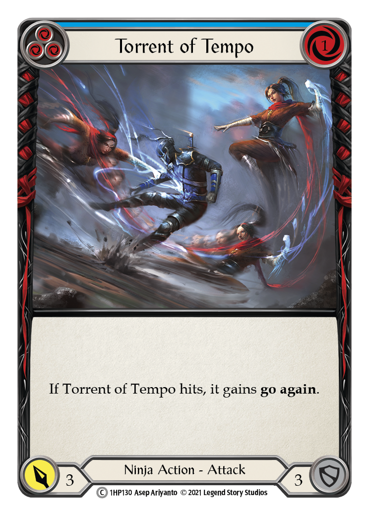 Torrent of Tempo (Blue) [1HP130] (History Pack 1) | The CG Realm
