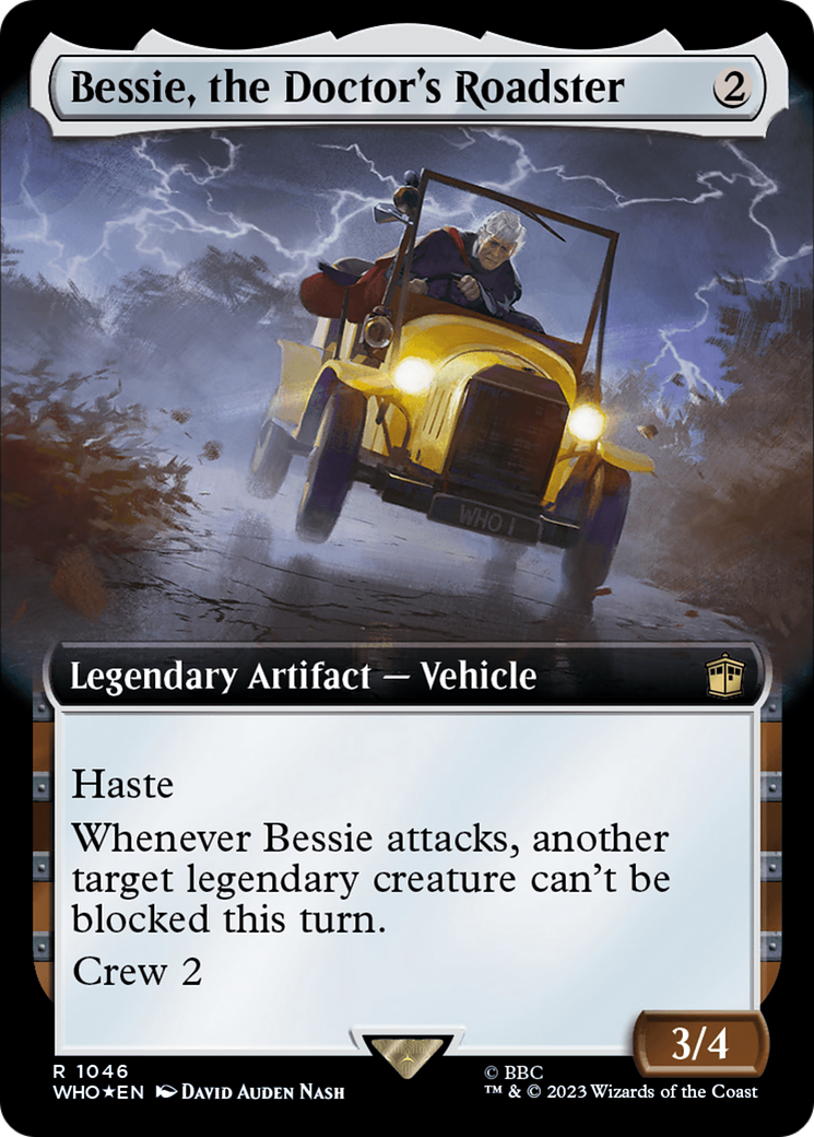 Bessie, the Doctor's Roadster (Extended Art) (Surge Foil) [Doctor Who] | The CG Realm