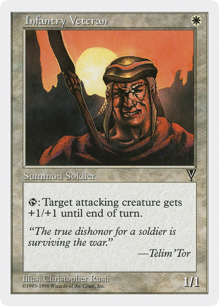 Infantry Veteran (ATH-078) - Anthologies