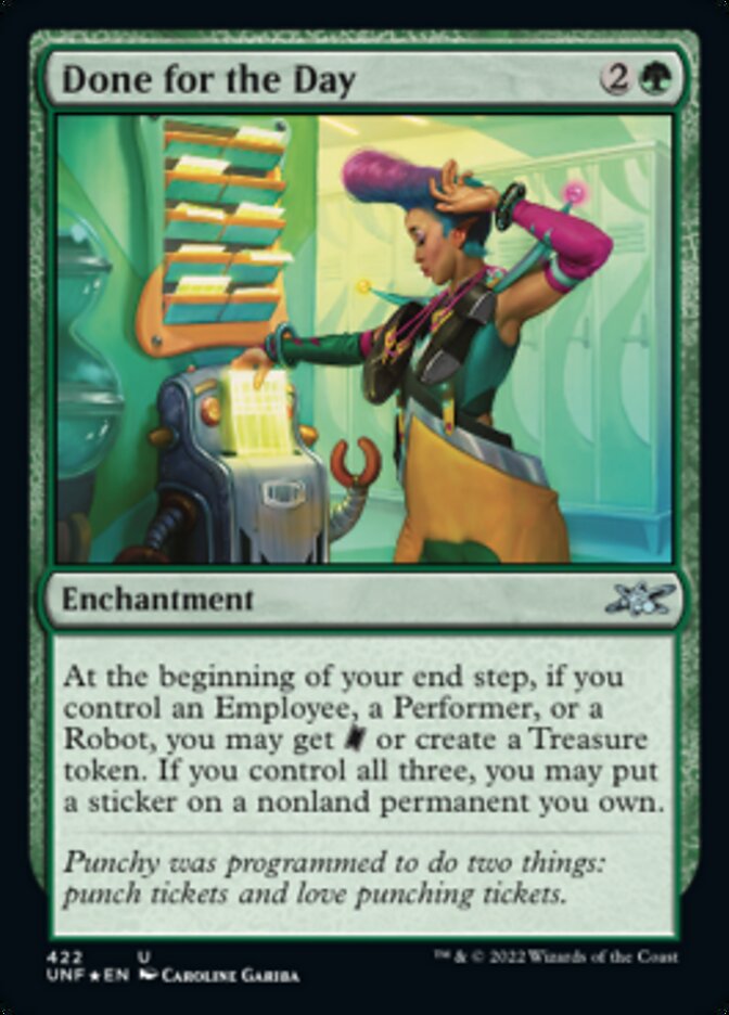 Done for the Day (Galaxy Foil) [Unfinity] | The CG Realm