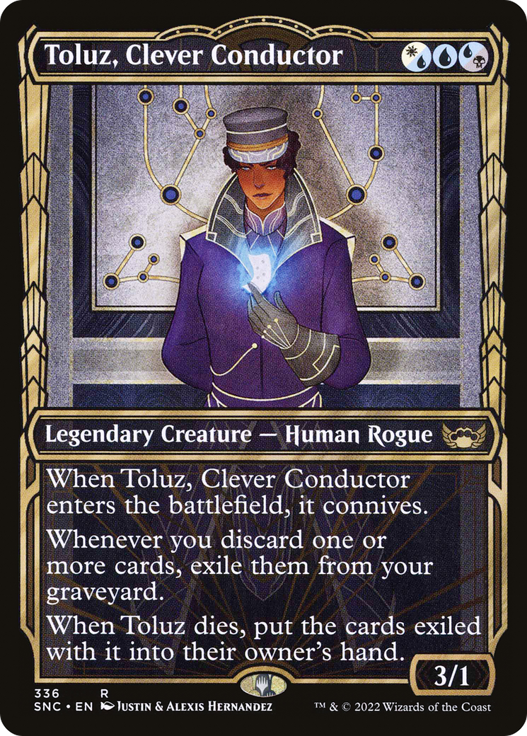 Toluz, Clever Conductor (Showcase) (SNC-336) - Streets of New Capenna: (Showcase)