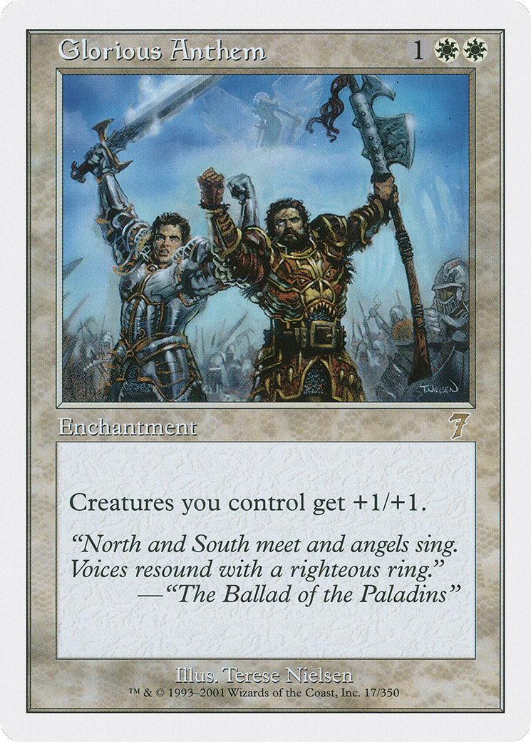 Glorious Anthem (7ED-017) - 7th Edition