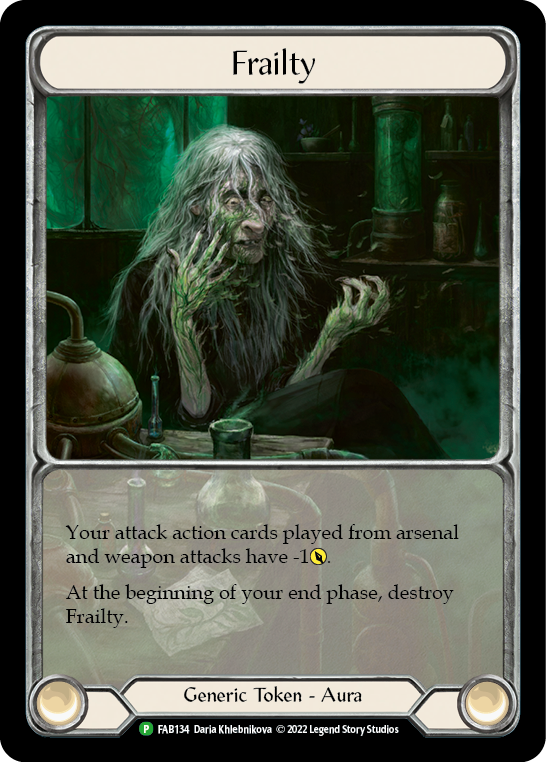 Frailty [FAB134] (Promo)  Rainbow Foil | The CG Realm