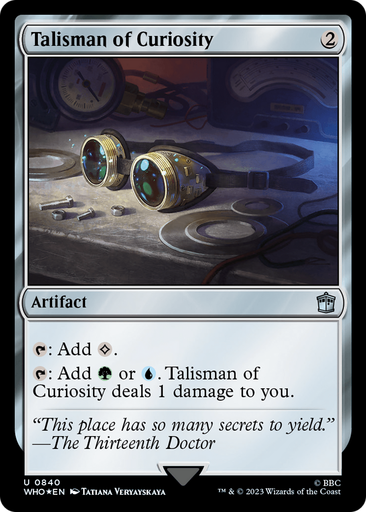Talisman of Curiosity (Surge Foil) [Doctor Who] | The CG Realm