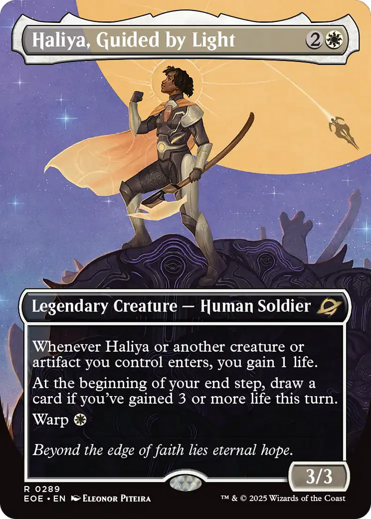 Haliya, Guided by Light (Borderless) [Edge of Eternities] | The CG Realm