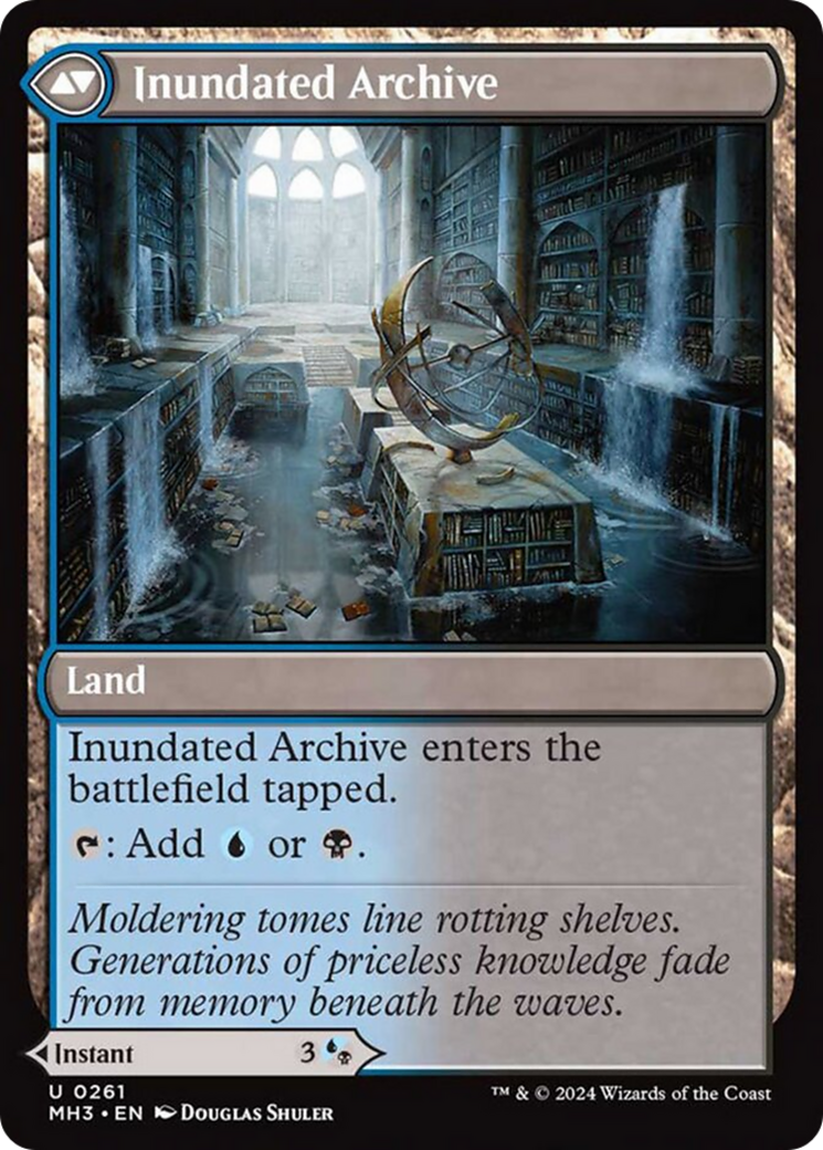 Waterlogged Teachings //Inundated Archive [Modern Horizons 3] | The CG Realm