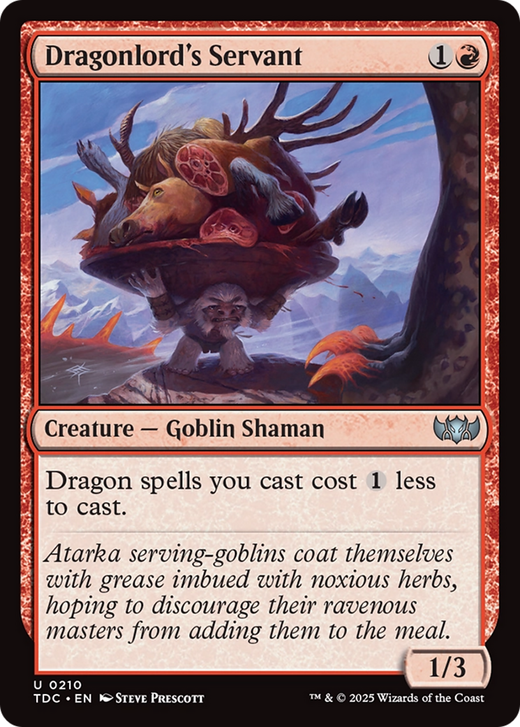 Dragonlord's Servant [Tarkir: Dragonstorm Commander] | The CG Realm