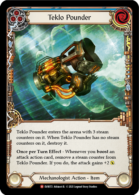 Teklo Pounder [EVR072] (Everfest)  1st Edition Rainbow Foil | The CG Realm