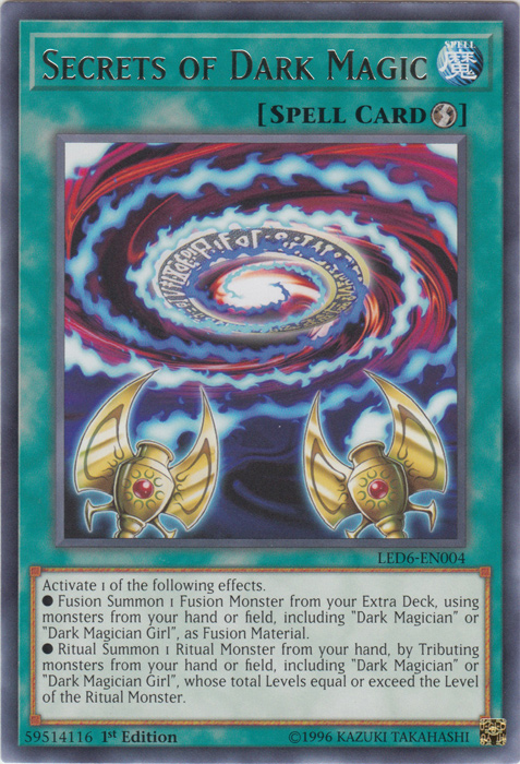 Secrets of Dark Magic [LED6-EN004] Rare | The CG Realm