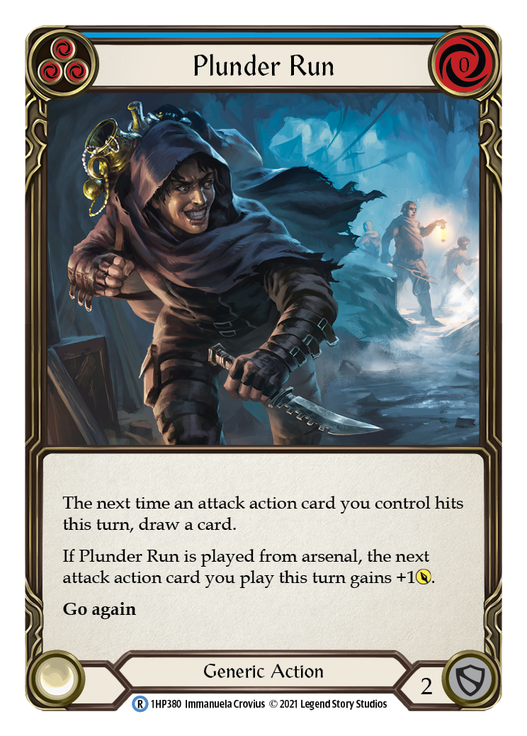 Plunder Run (Blue) [1HP380] (History Pack 1) | The CG Realm