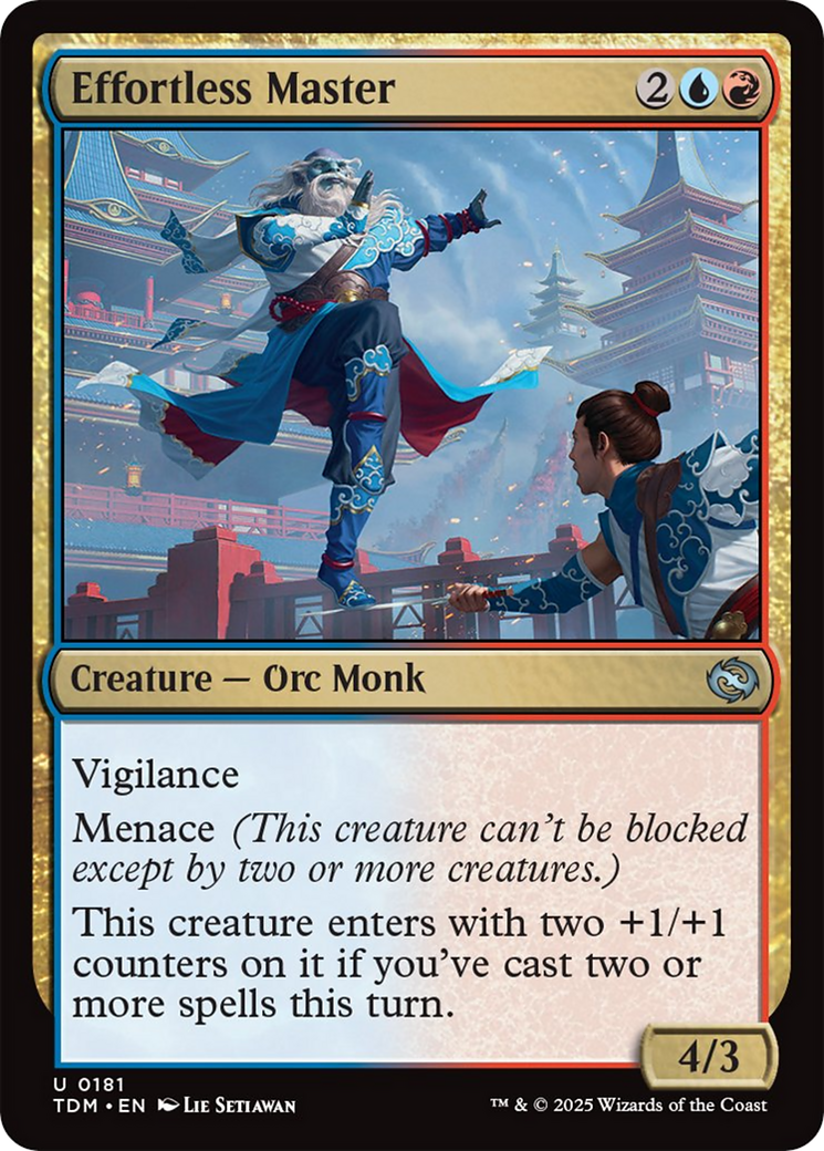 Effortless Master [Tarkir: Dragonstorm] | The CG Realm