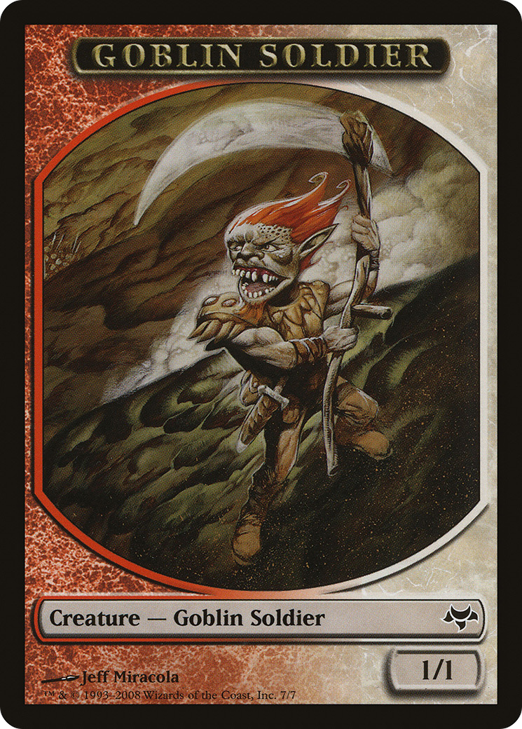 Goblin Soldier Token (EVE-007) - Eventide Tokens