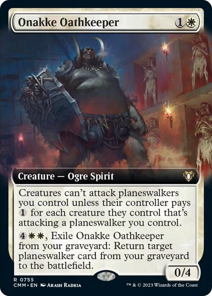 Onakke Oathkeeper (Extended Art) [Commander Masters] | The CG Realm