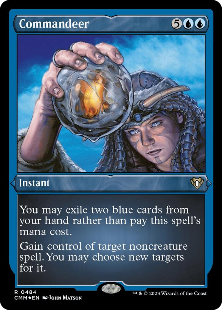 Commandeer (Foil Etched) [Commander Masters] | The CG Realm