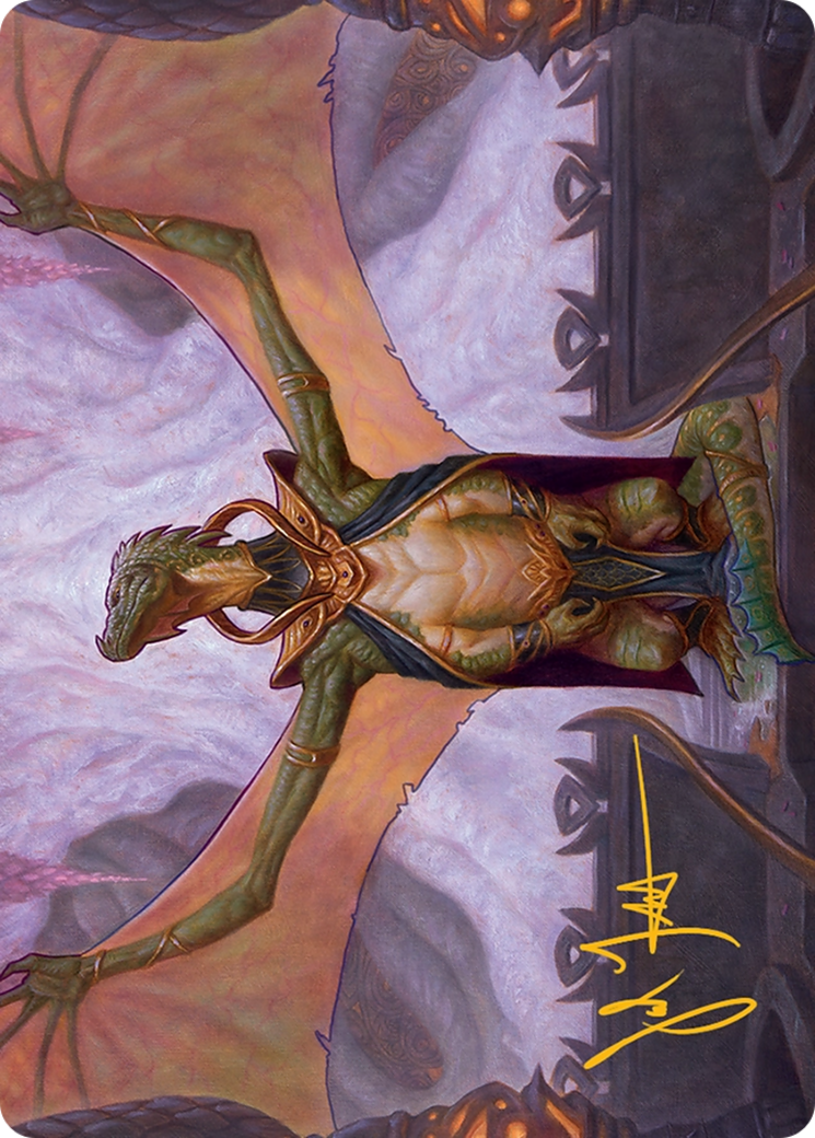 Kheru Goldkeeper Art Card (36/54) [Tarkir: Dragonstorm Art Series] | The CG Realm