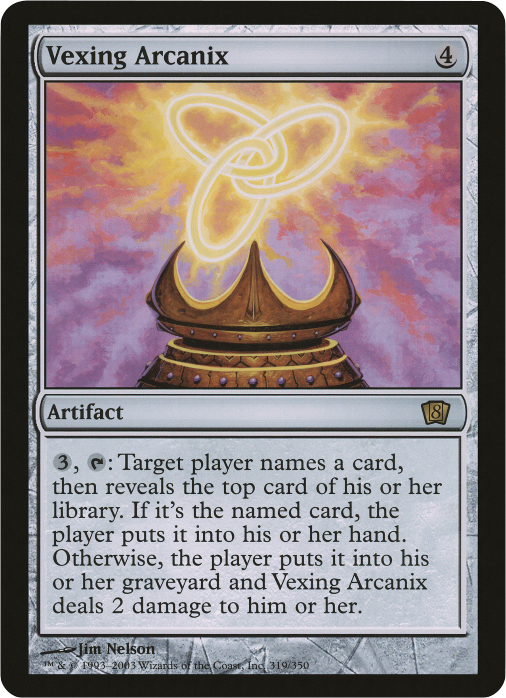 Vexing Arcanix (Oversized) [Eighth Edition Box Topper] | The CG Realm