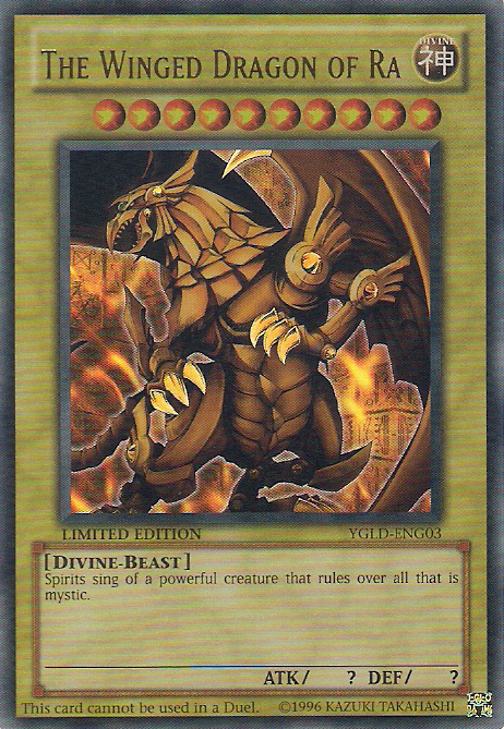 The Winged Dragon of Ra [YGLD-ENG03] Ultra Rare | The CG Realm
