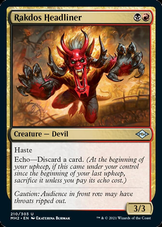 Rakdos Headliner (MH2-210) - Modern Horizons 2