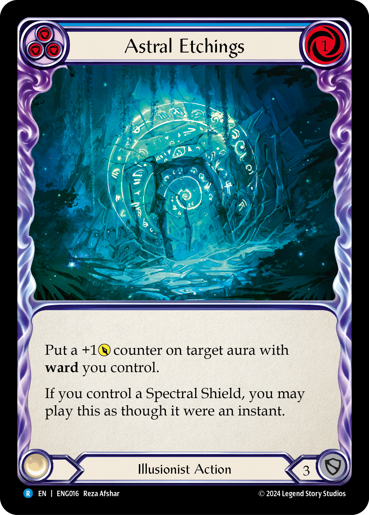 Astral Etchings [ENG016] (Part the Mistveil Enigma Blitz Deck) | The CG Realm