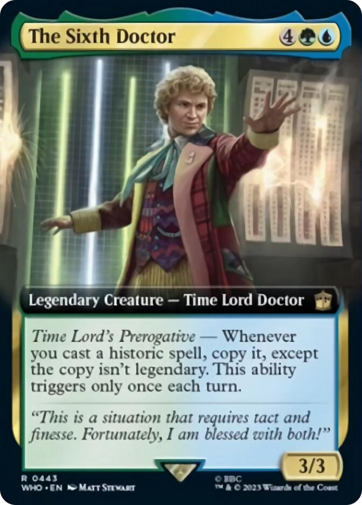 The Sixth Doctor (Extended Art) [Doctor Who] | The CG Realm