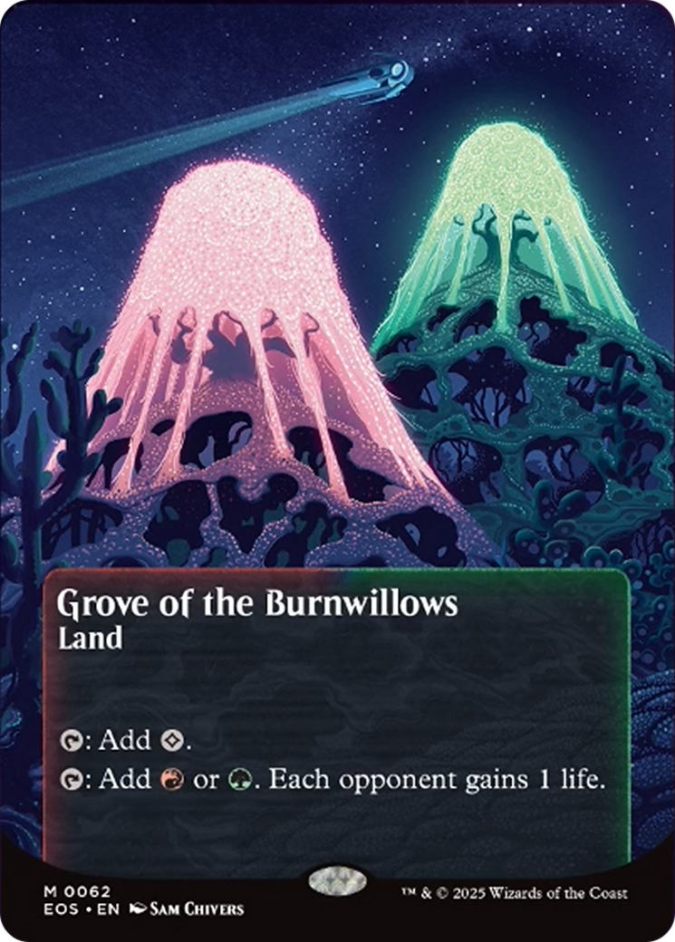 Grove of the Burnwillows (0062) (Borderless) [Edge of Eternities: Stellar Sights] | The CG Realm