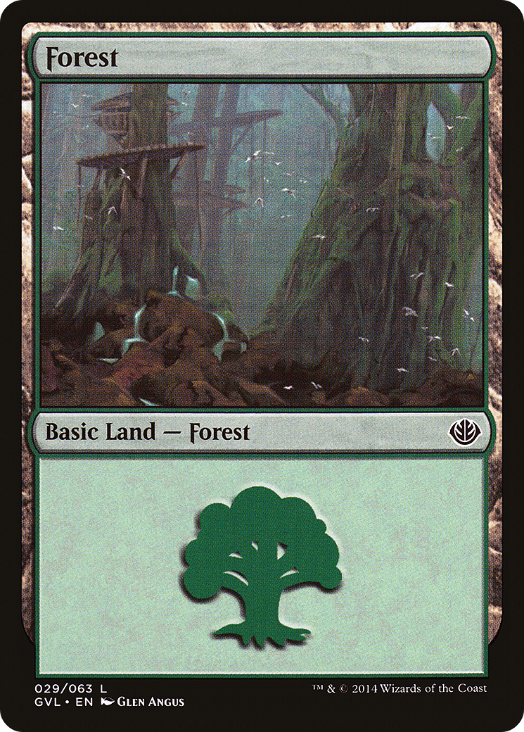 Forest (29) (Garruk vs Liliana) (DD3-029) - Duel Decks Anthology: Garruk vs. Liliana
