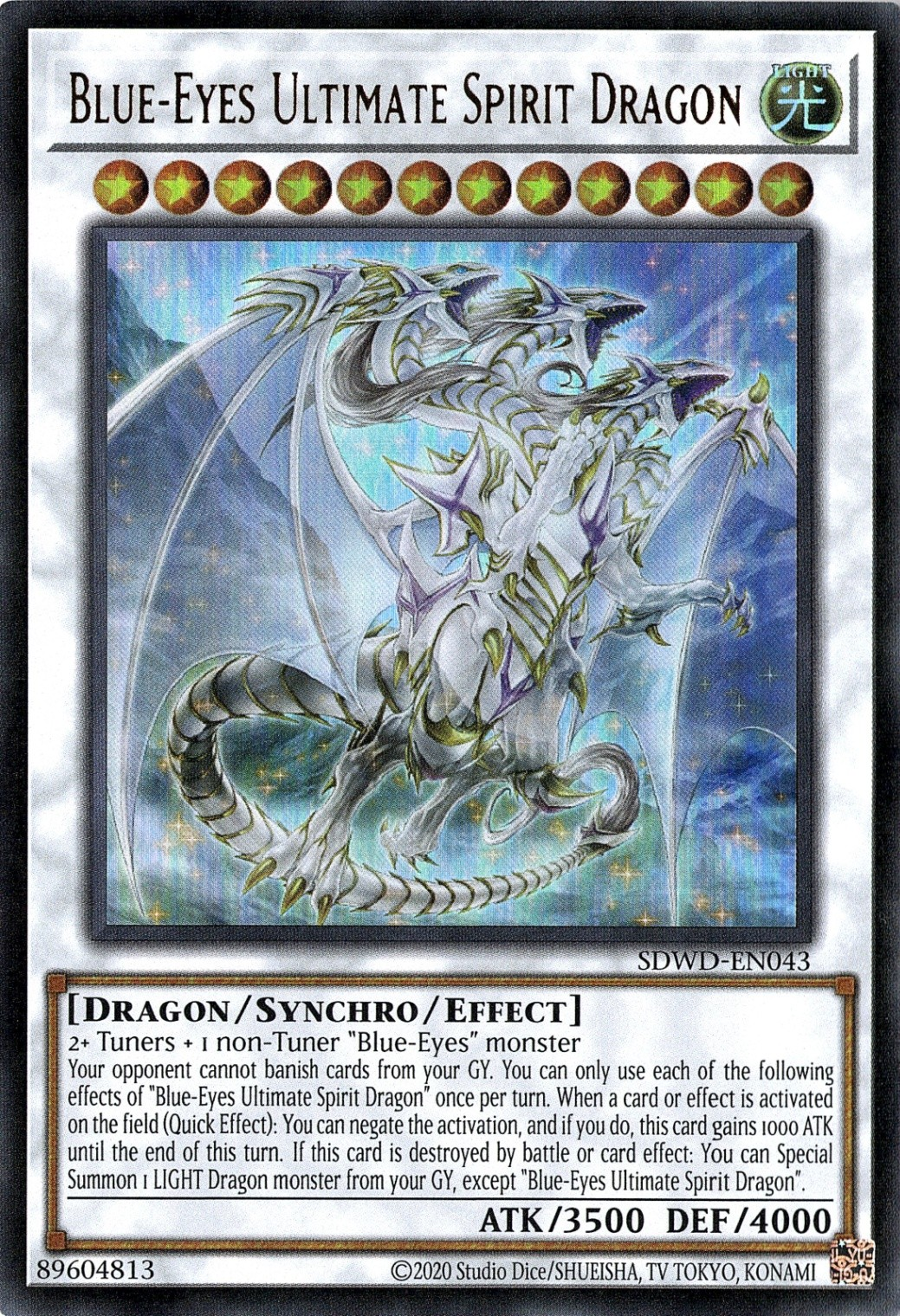 Blue-Eyes Ultimate Spirit Dragon (Unlimited) [SDWD-EN043] Ultra Rare | The CG Realm