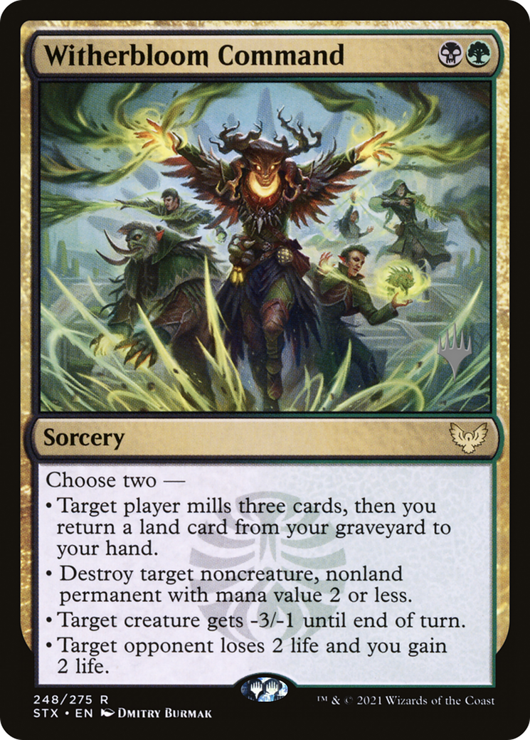 Witherbloom Command (PPSTX-248) - Strixhaven: School of Mages Promos