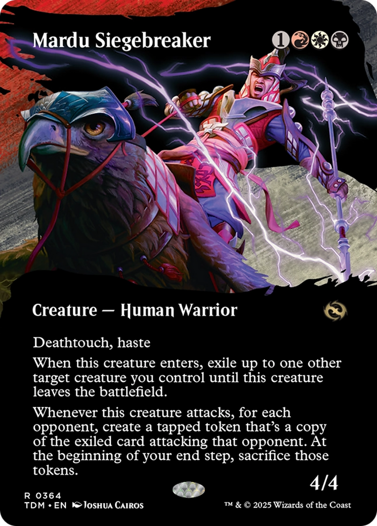 Mardu Siegebreaker (Borderless) [Tarkir: Dragonstorm] | The CG Realm