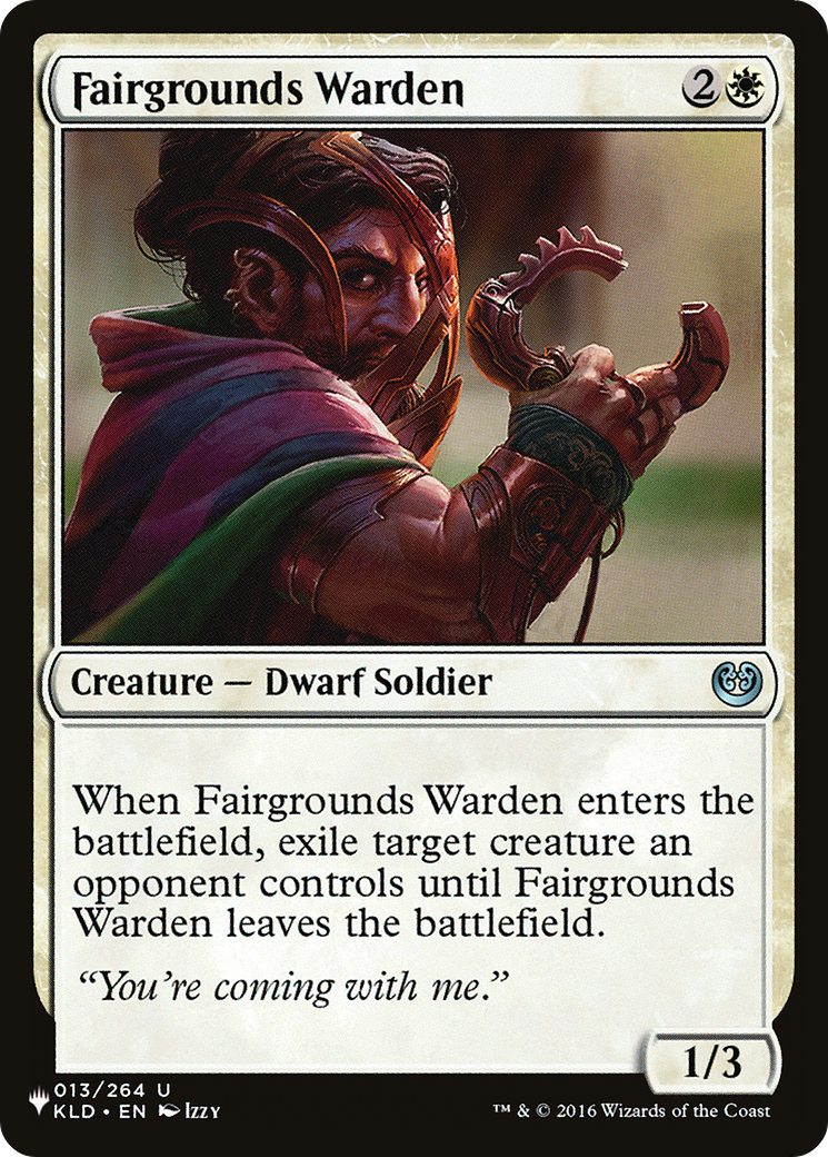 Fairgrounds Warden [The List] | The CG Realm