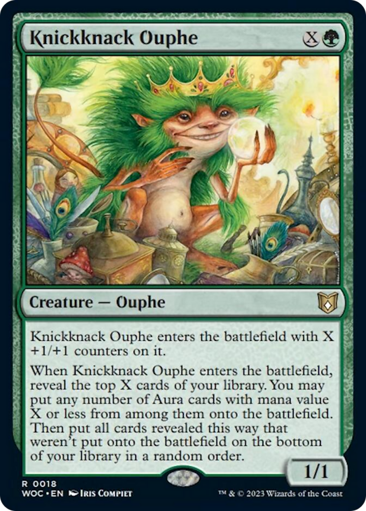 Knickknack Ouphe [Wilds of Eldraine Commander] | The CG Realm