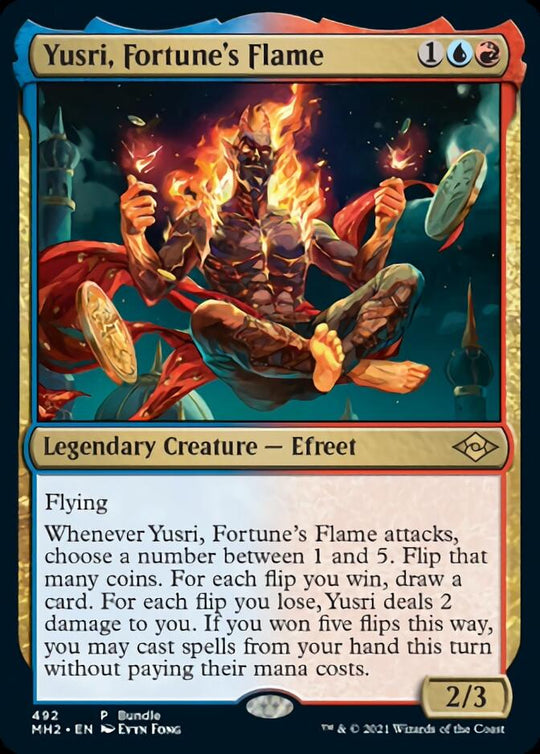 Yusri, Fortune's Flame (MH2 Bundle) (UMP-492) - Modern Horizons 2 Foil