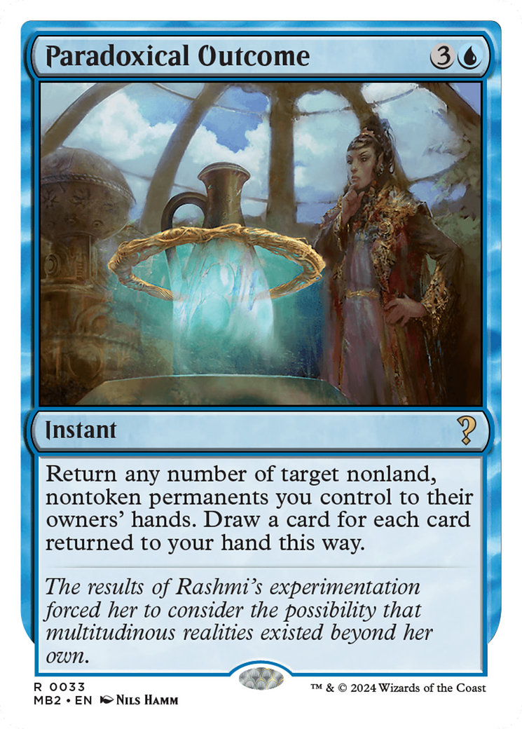 Paradoxical Outcome (White Border) [Mystery Booster 2] | The CG Realm