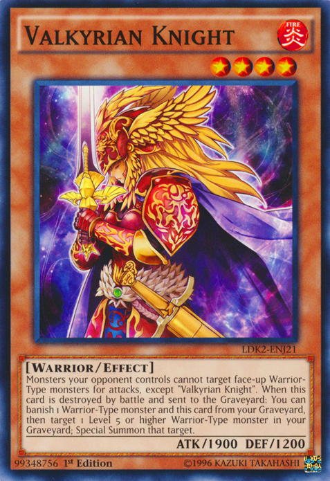 Valkyrian Knight [LDK2-ENJ21] Common | The CG Realm