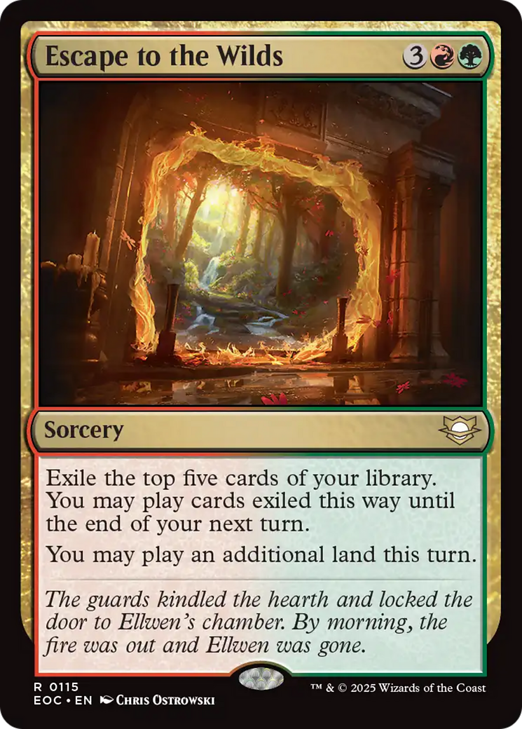 Escape to the Wilds [Edge of Eternities Commander] | The CG Realm