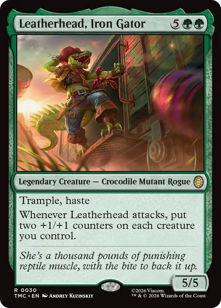Leatherhead, Iron Gator [Teenage Mutant Ninja Turtles Commander] | The CG Realm