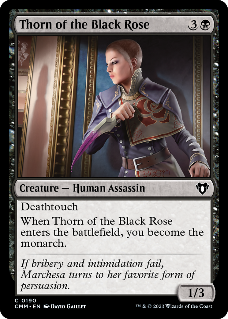 Thorn of the Black Rose [Commander Masters] | The CG Realm