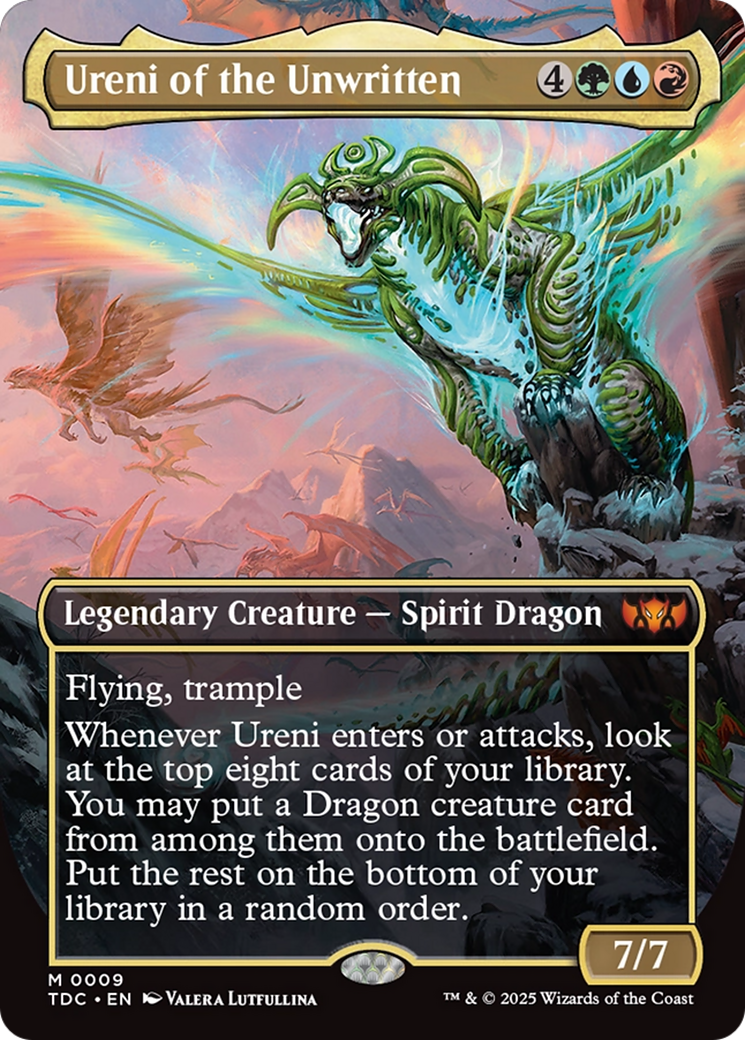 Ureni of the Unwritten (Borderless) [Tarkir: Dragonstorm Commander] | The CG Realm