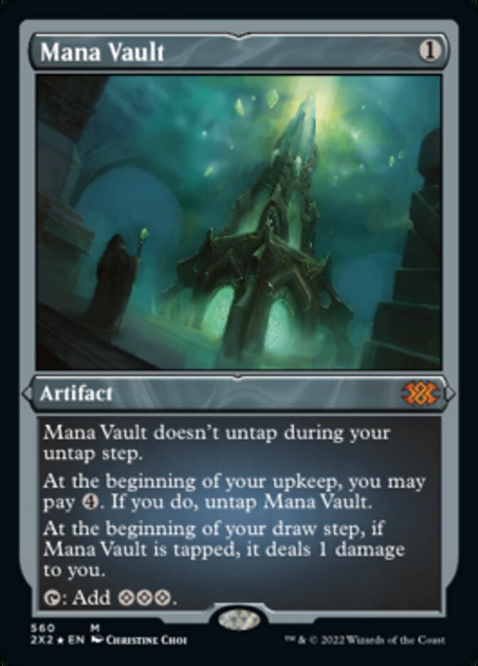 Mana Vault (Foil Etched) [Double Masters 2022] | The CG Realm