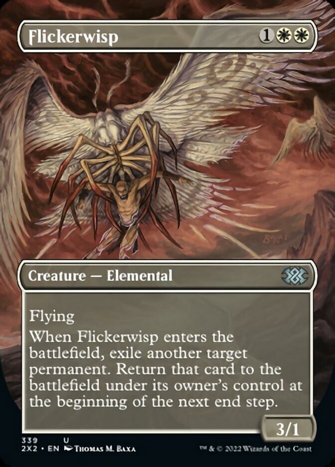 Flickerwisp (Borderless Alternate Art) [Double Masters 2022] | The CG Realm