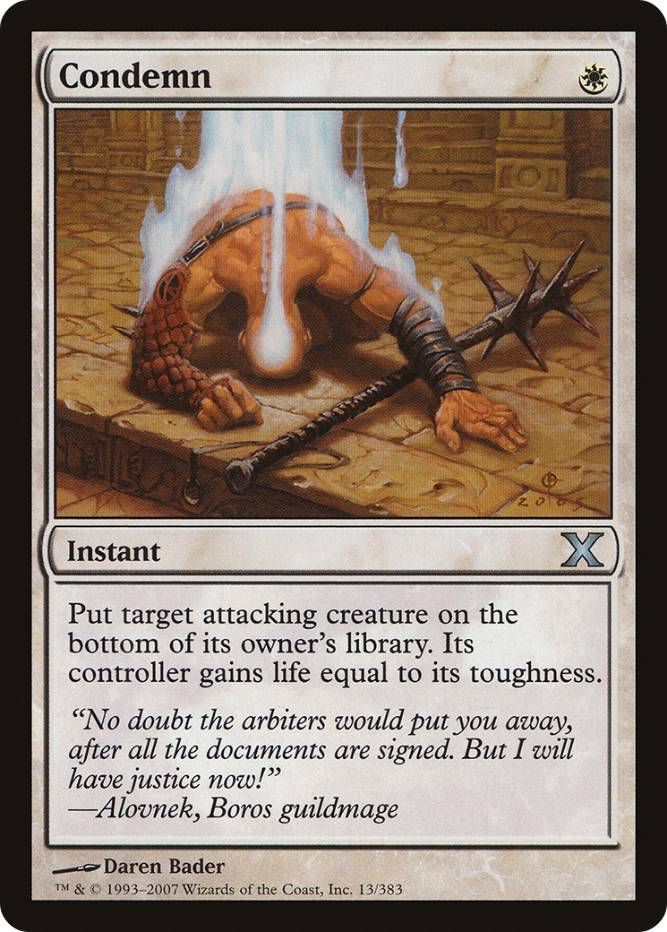 Condemn (10E-013) - Tenth Edition